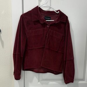 Burgundy Corduroy Jacket
